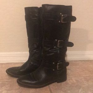 Women’s Black Low Heel Boot